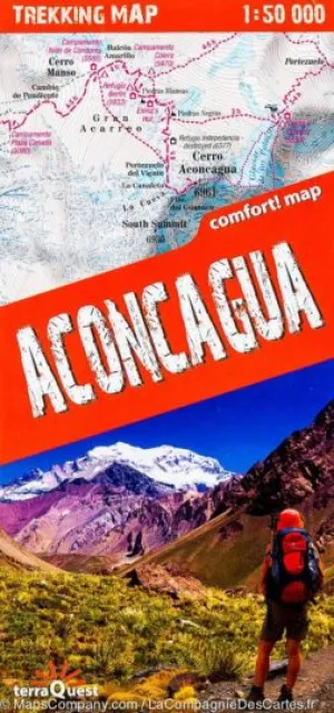 ACONCAGUA TREKKING MAP