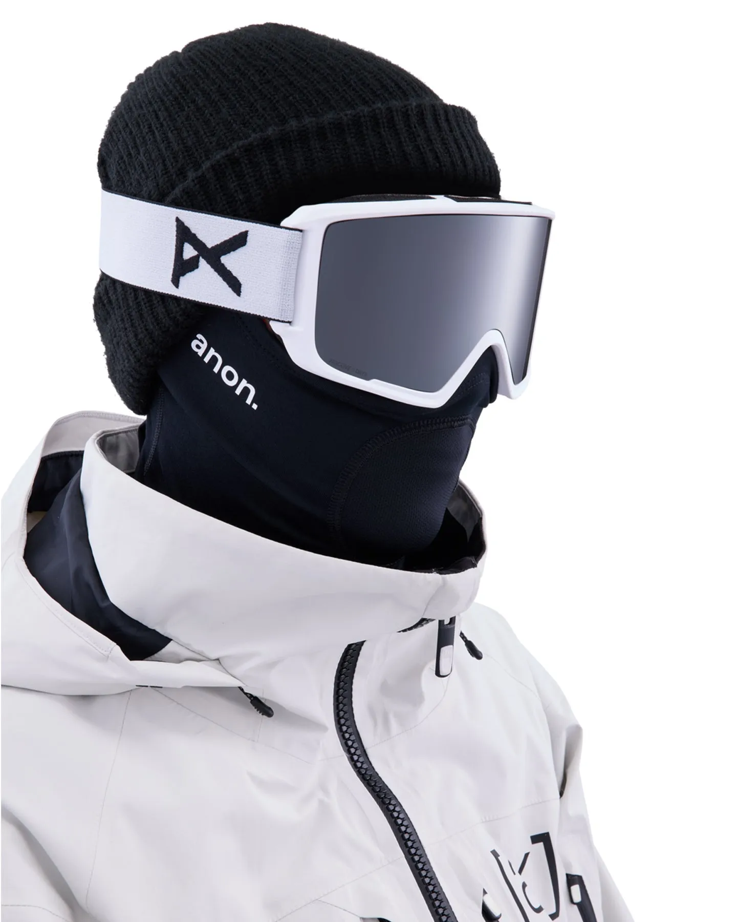 Anon M3 Low Bridge Fit Snow Goggles   Bonus Lens   MFI - White / Perceive Sunny Onyx