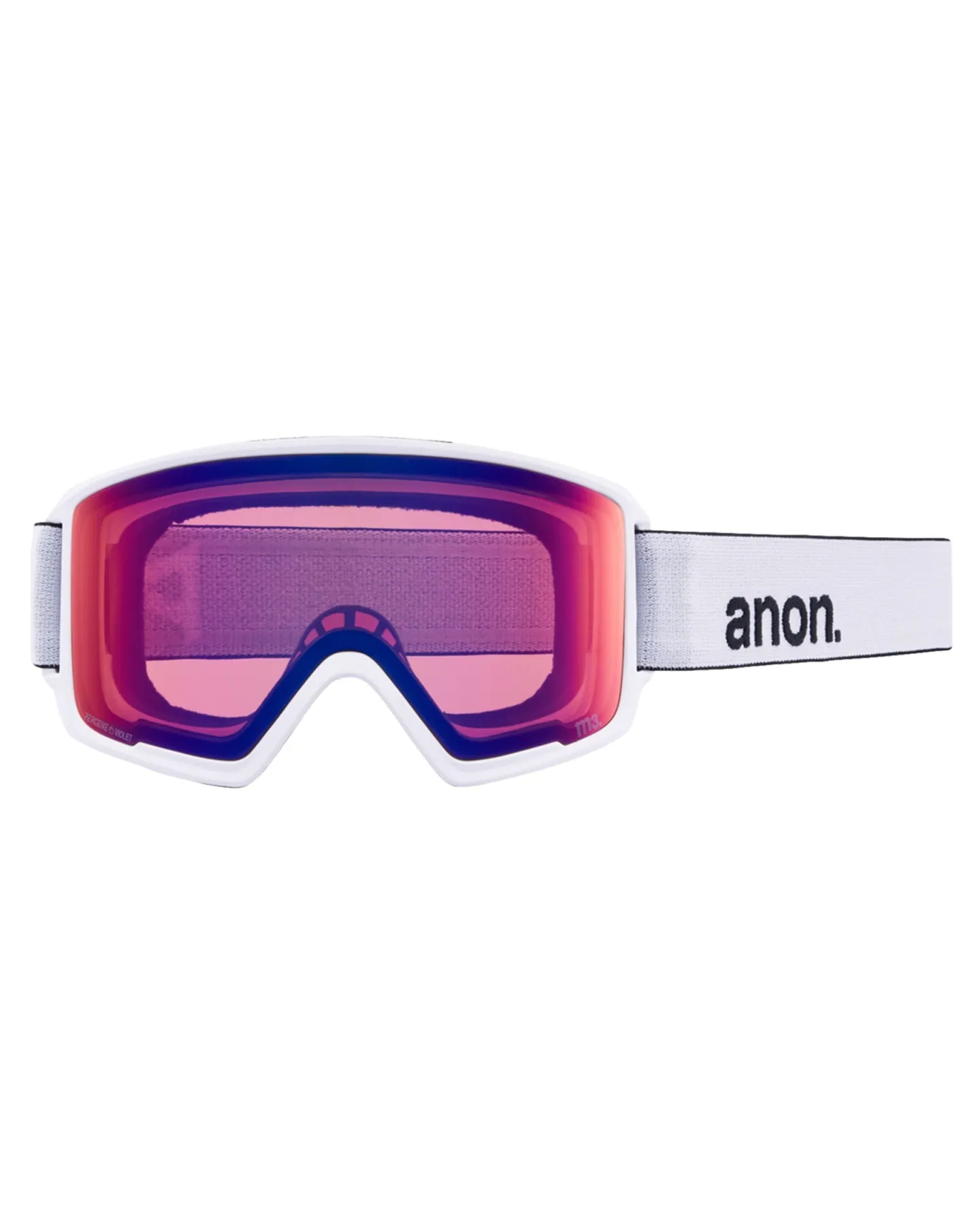 Anon M3 Low Bridge Fit Snow Goggles   Bonus Lens   MFI - White / Perceive Sunny Onyx