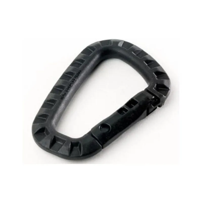 Black Polymer Carabiner - Pair