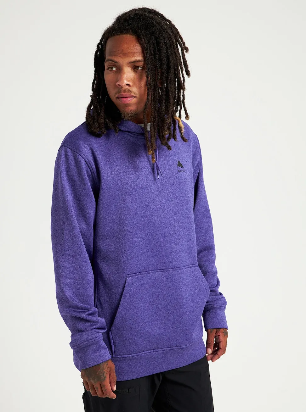 Burton Oak Pull Over Hoodie l Mens Prism Violet Heather