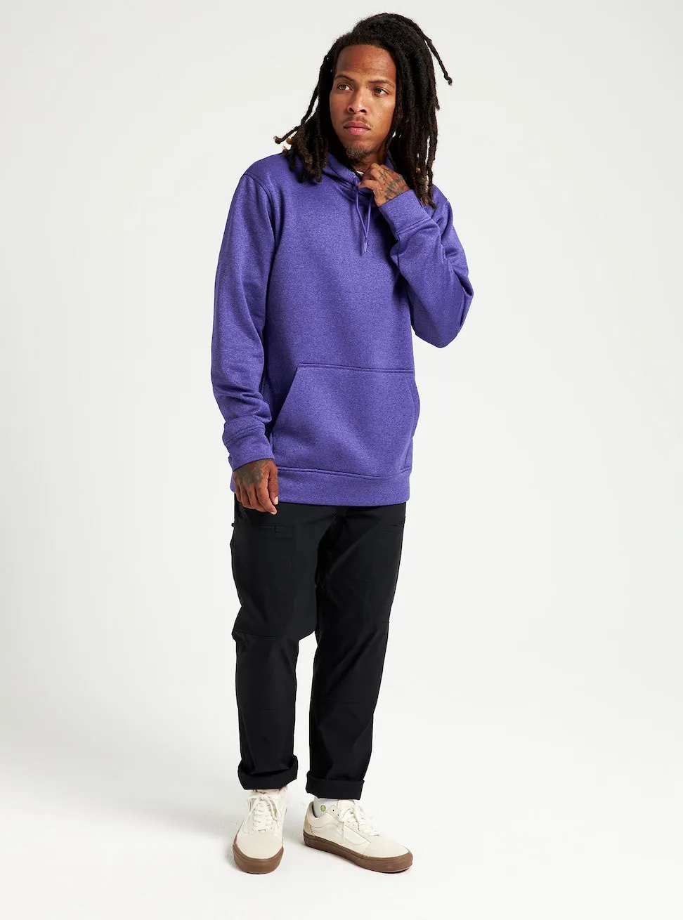 Burton Oak Pull Over Hoodie l Mens Prism Violet Heather