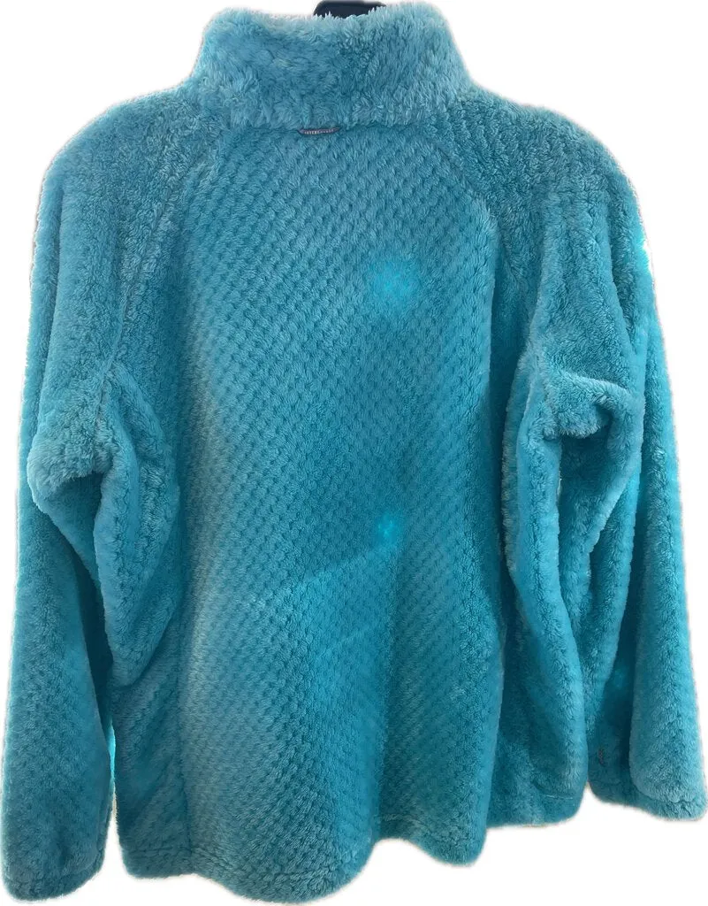 Columbia W Fuzzy Fleece Jacket - XL Lt.Blu