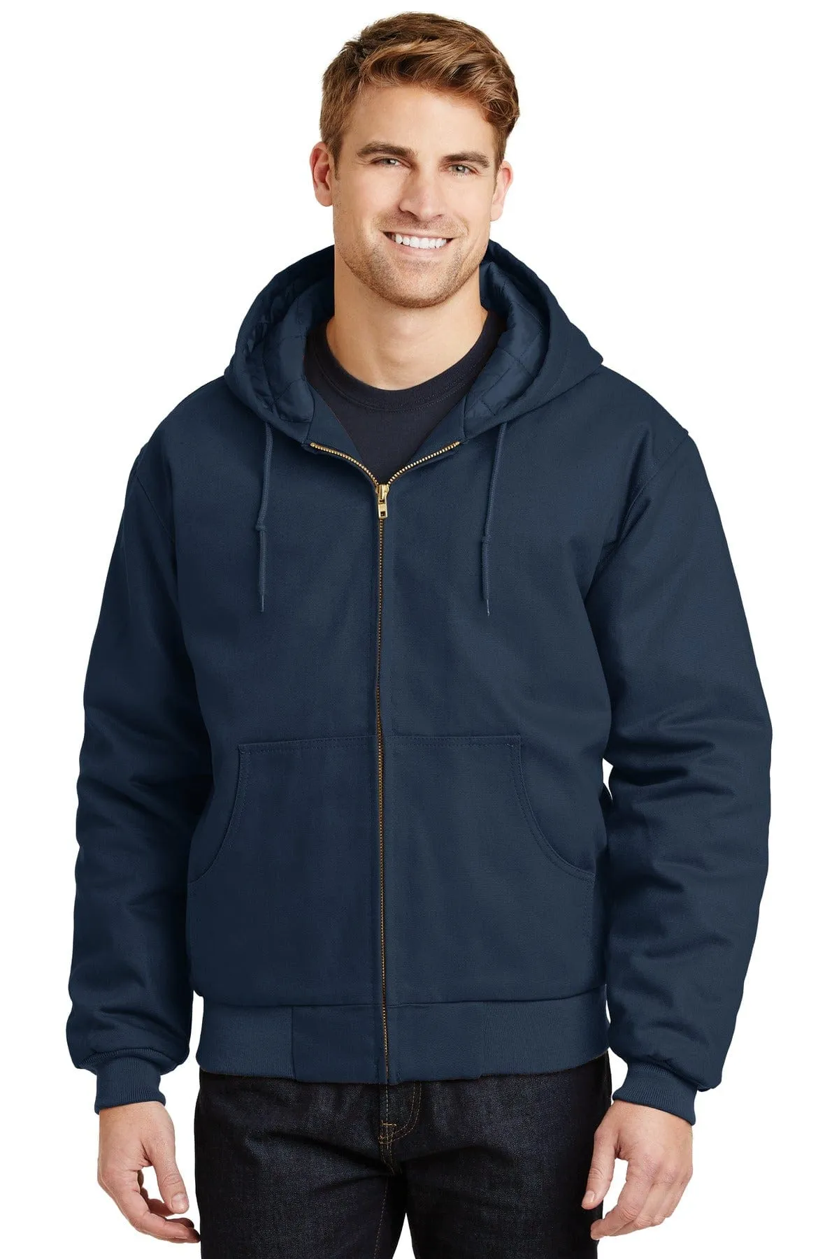 CornerStone Duck Cloth Hooded Work Jacket.  J763H