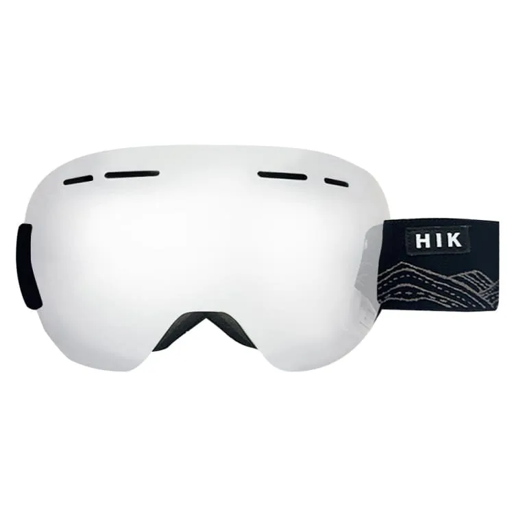 HIK Mirror Snow Goggles-SILVER [Japanese Brand]