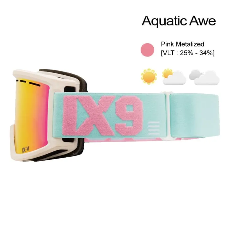 Ixnine IX5-13 Snow Goggles-AQUATIC AWE [Korean Brand]