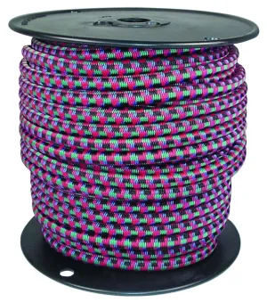 Keeper 06415 Bungee Cord, 5/16 in Dia, 125 ft L, Rubber :REEL: QUANTITY: 1