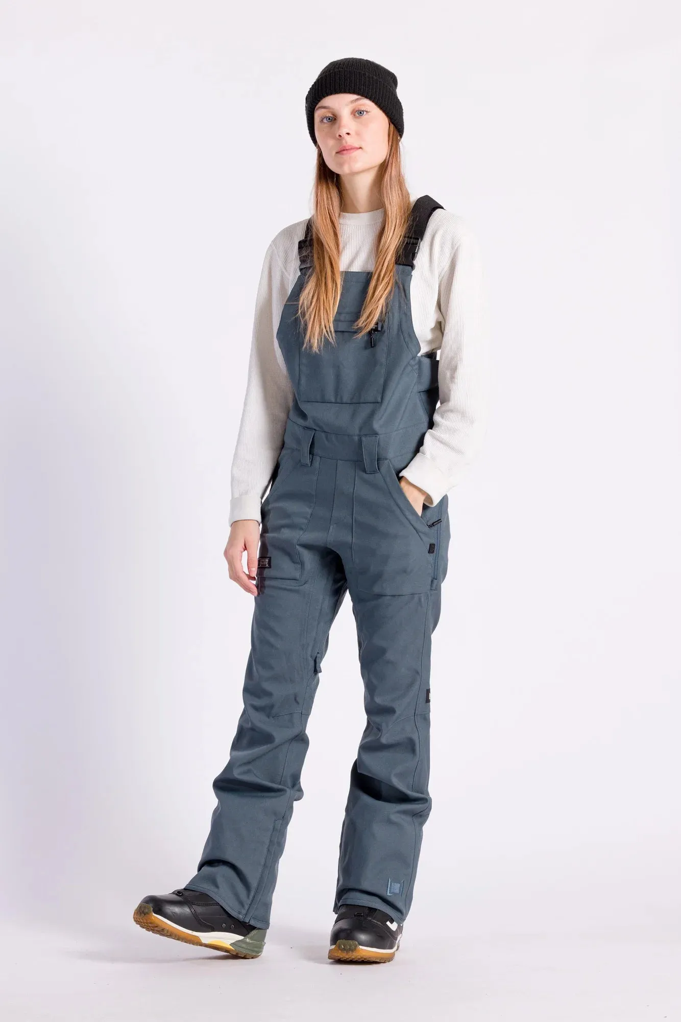 L1 Loretta Overall Womens Bib Pants Slate