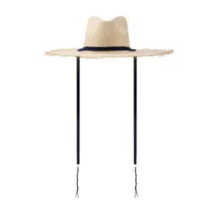 Mariam Wide Brimmed Palm Fringe Hat