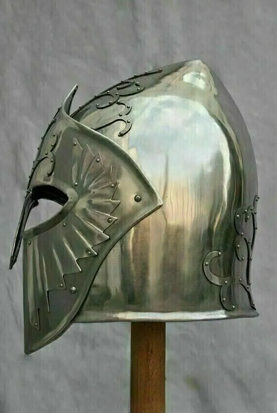 Medieval Helmet Armor Lotr Gondor Helmet LARP SCA Steel Collectible Viking helmet Decor