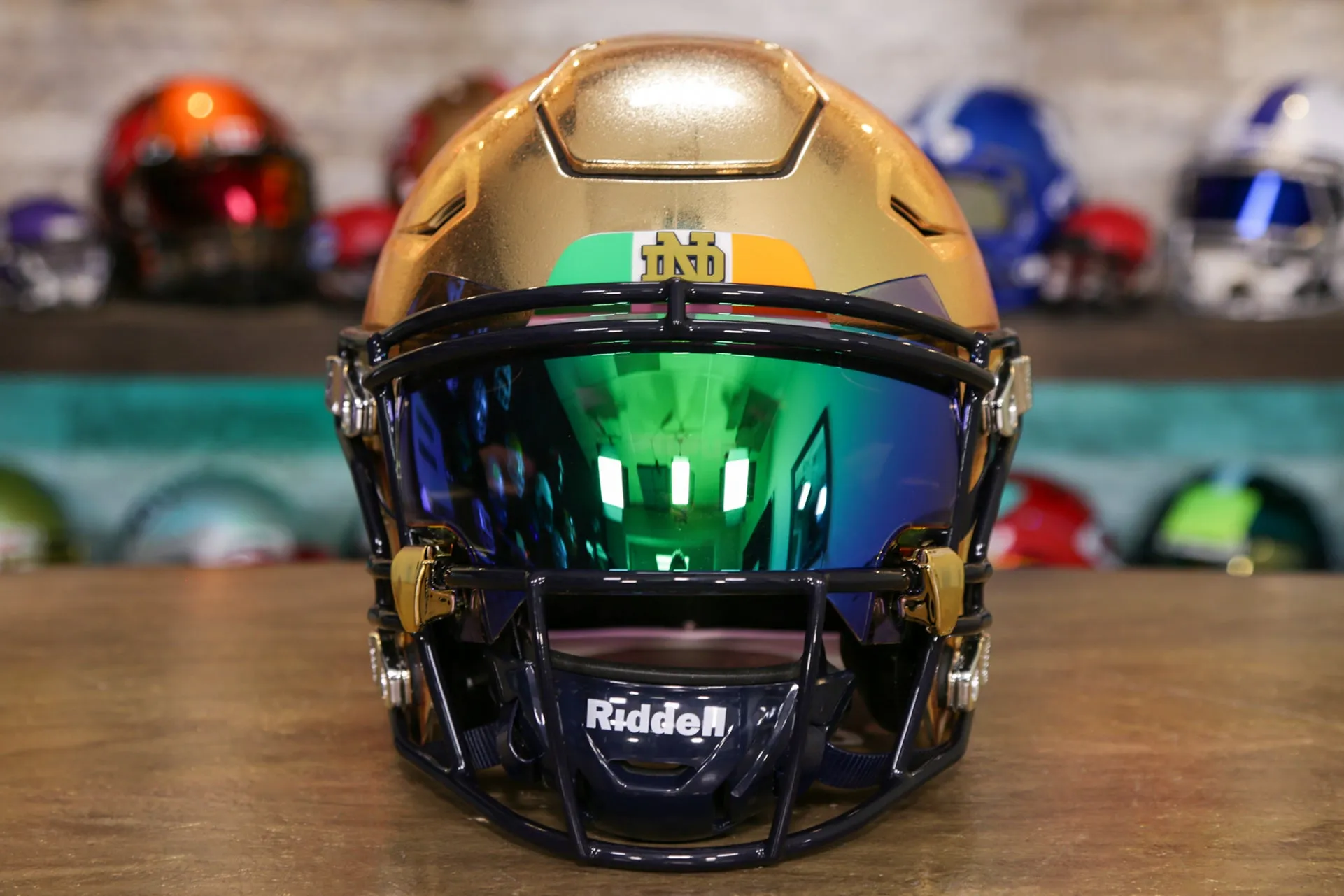 Notre Dame Fighting Irish Riddell SpeedFlex Helmet - GG Edition 00237