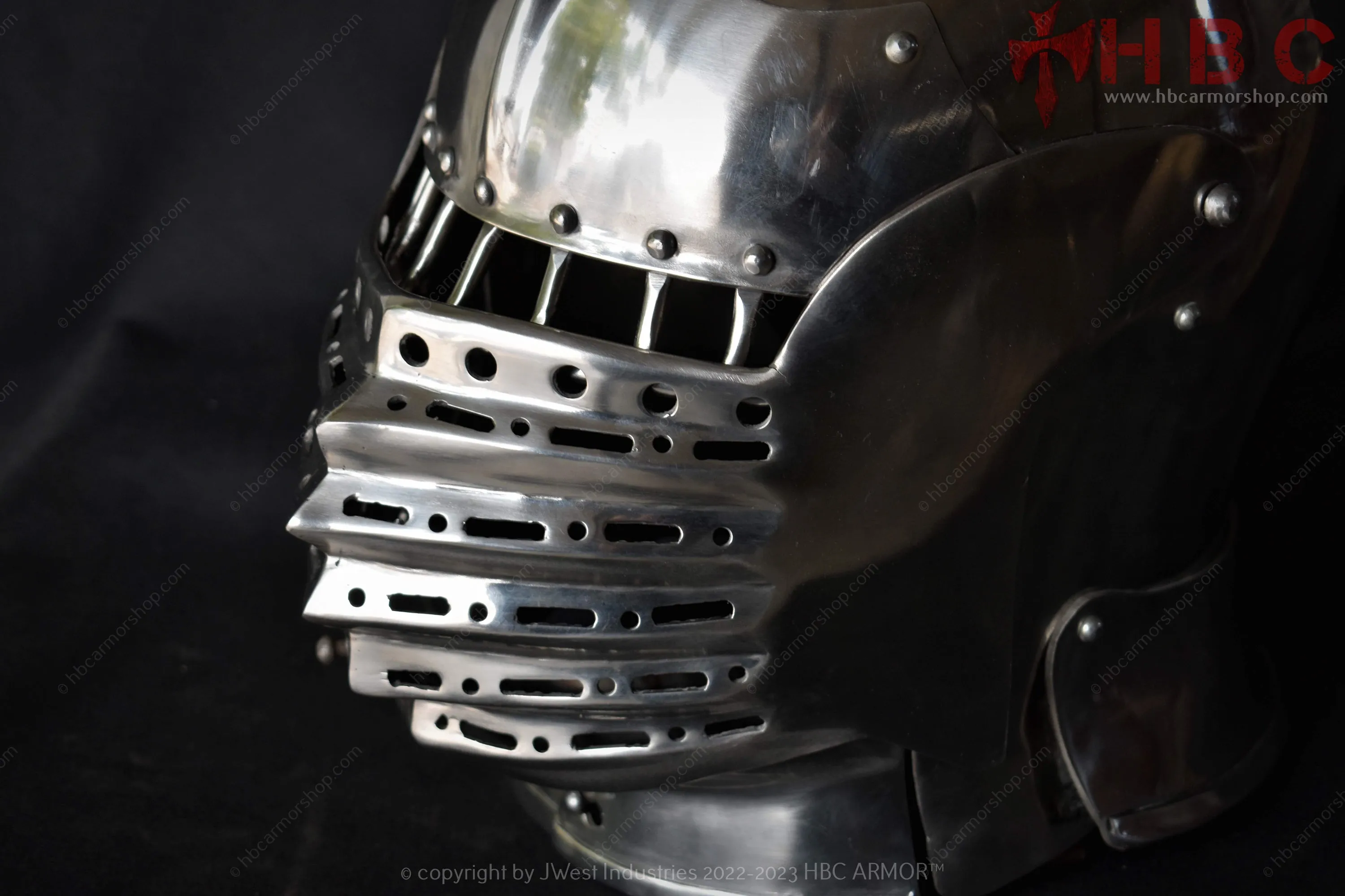 Sallet Helmet closed field Combat Tournament