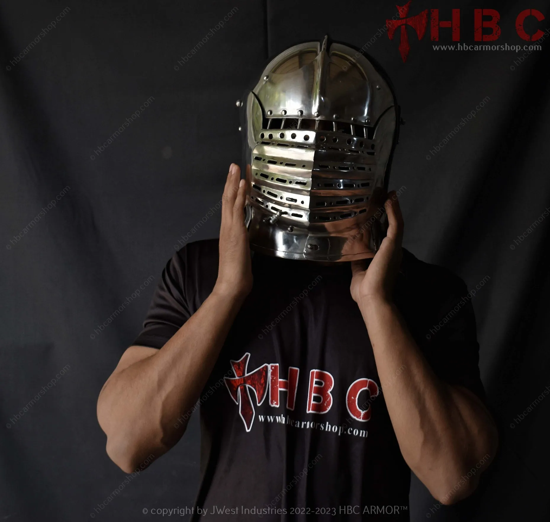 Sallet Helmet closed field Combat Tournament