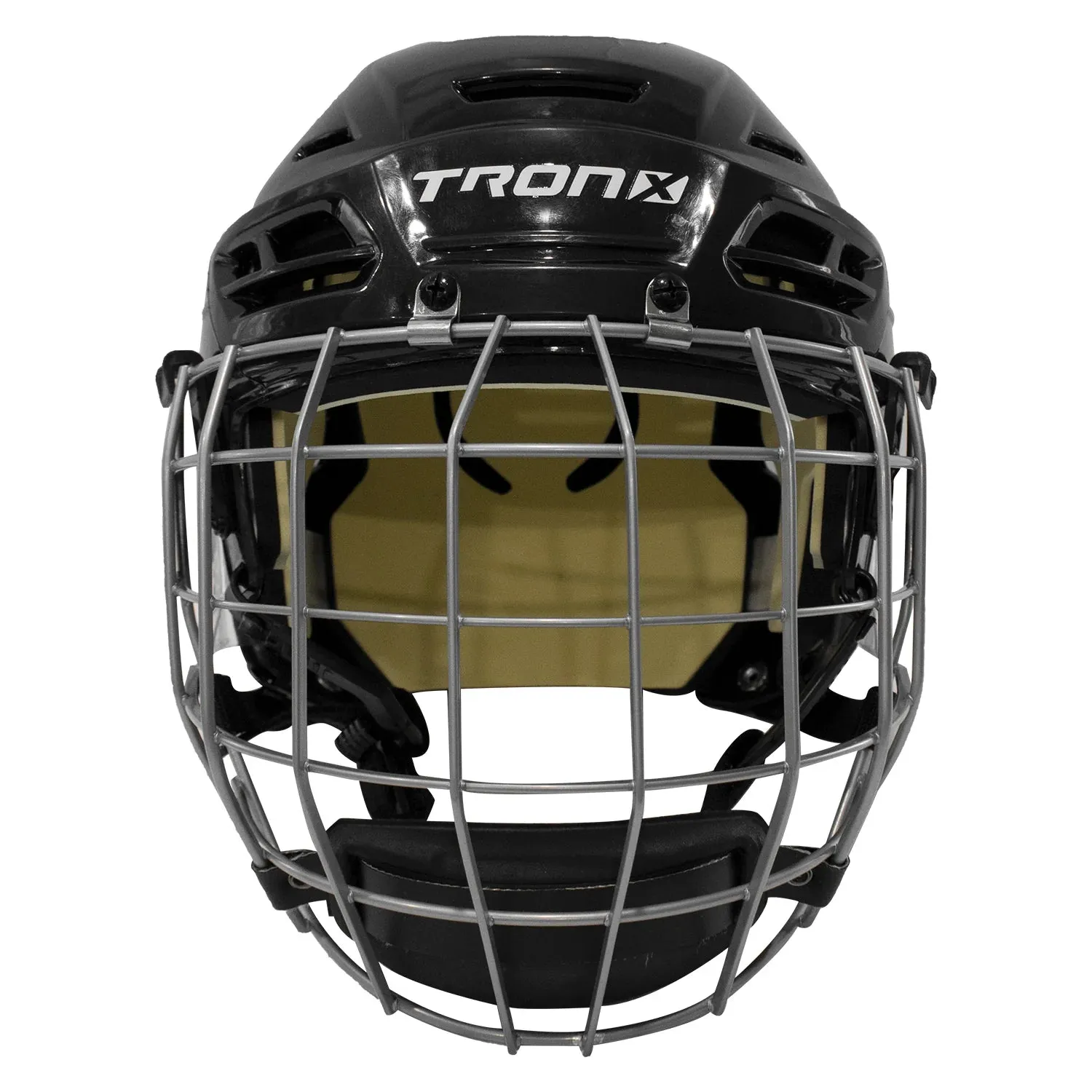 TronX Stryker Senior Hockey Helmet Combo