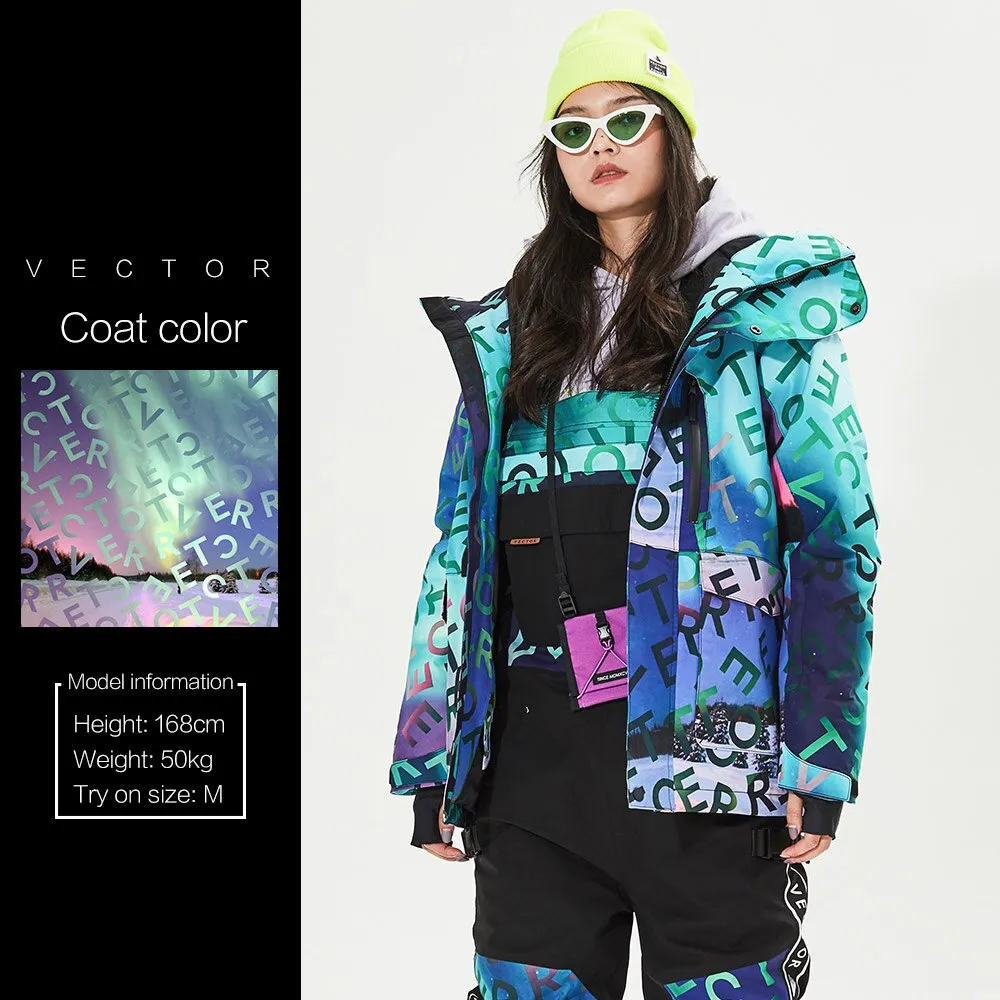 VECTOR  Ski Jacket or Pants set Warm Windproof Waterproof  Snowboard Ski Coat Trousers