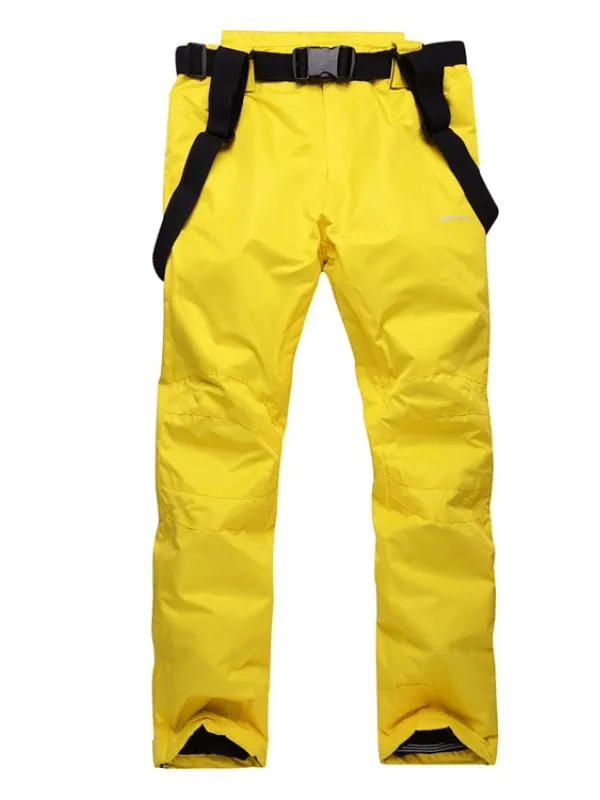 Waterproof Breathable Insulated Ski Pants with Suspenders - SF0798