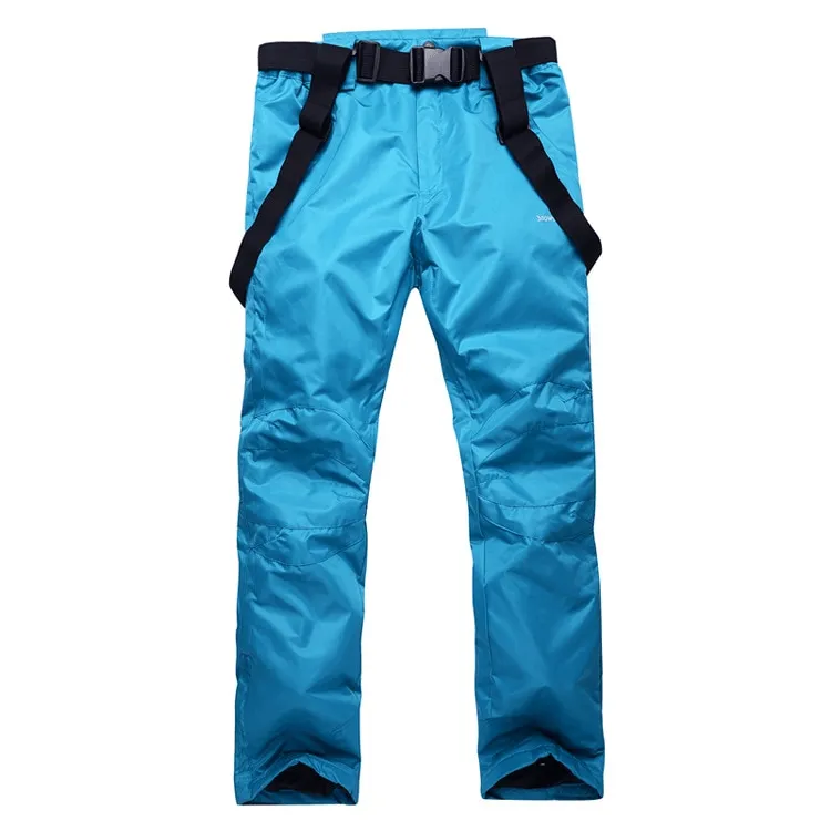 Waterproof Breathable Insulated Ski Pants with Suspenders - SF0798