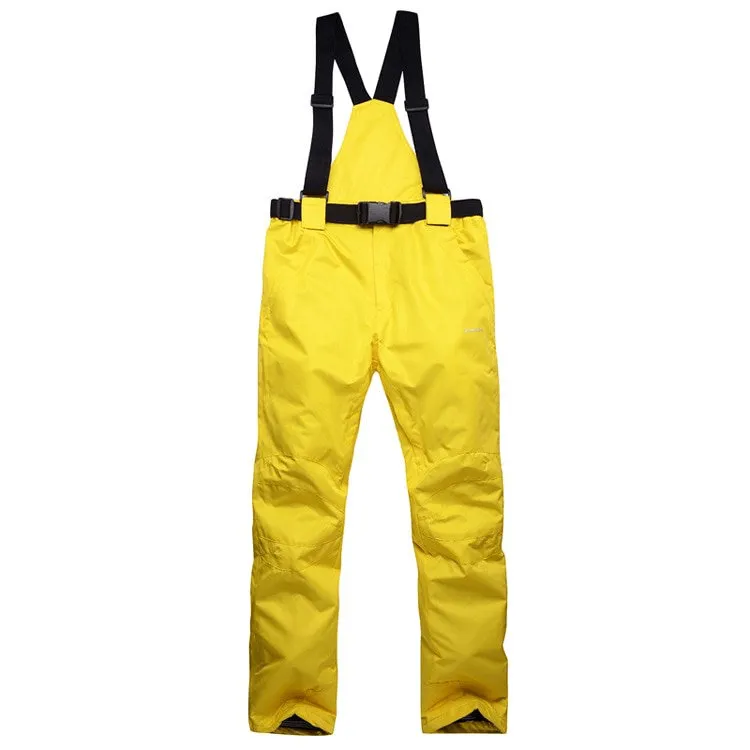 Waterproof Breathable Insulated Ski Pants with Suspenders - SF0798