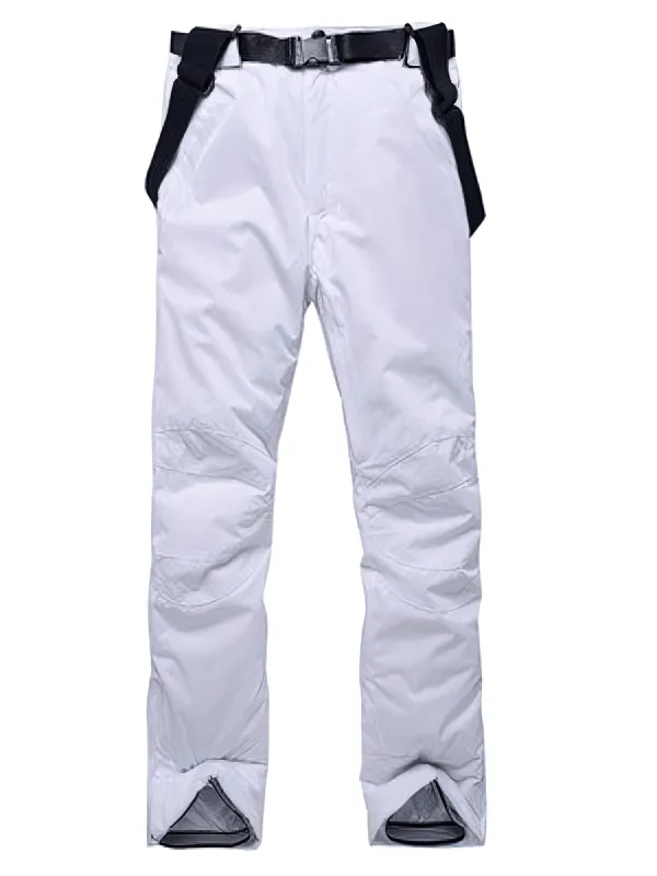 Waterproof Breathable Insulated Ski Pants with Suspenders - SF0798