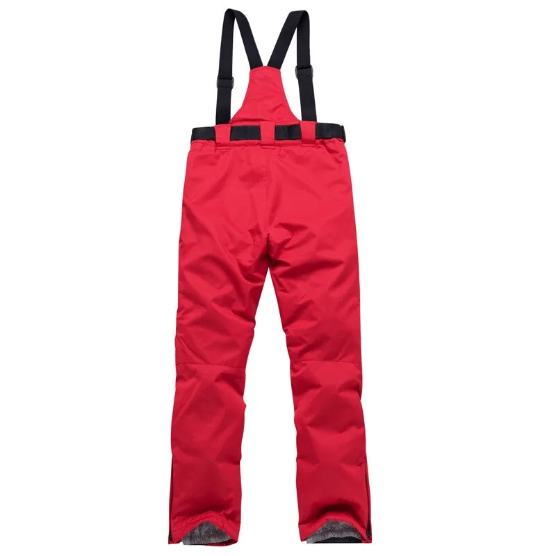 Waterproof Breathable Insulated Ski Pants with Suspenders - SF0798