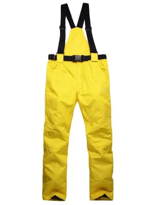 Waterproof Breathable Insulated Ski Pants with Suspenders - SF0798