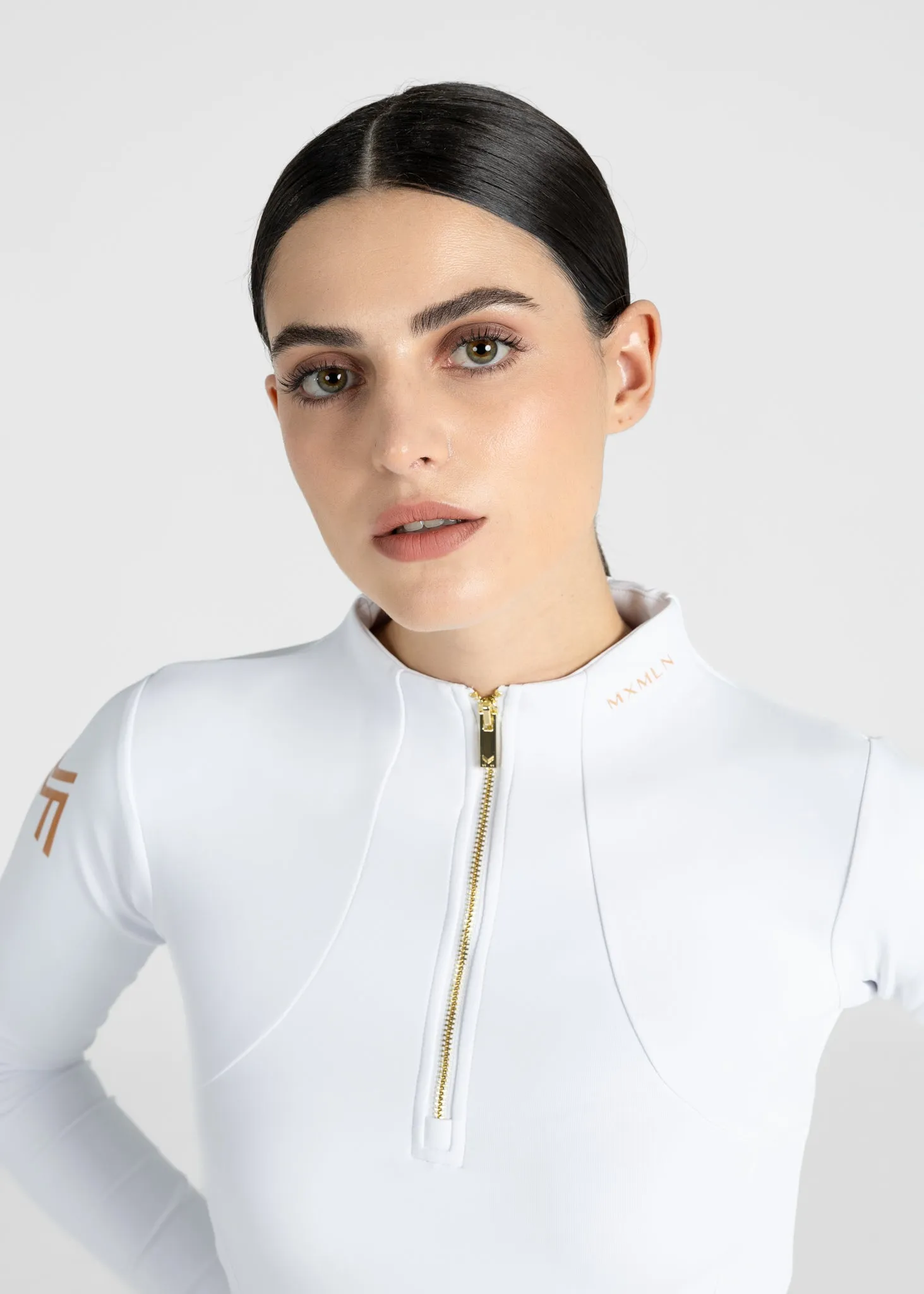 Winter Long Sleeve Base Layer (White/Gold)