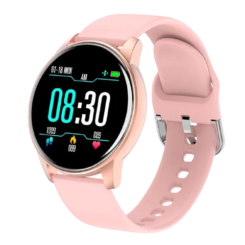 Women Real-Time Weather Forecast Heart Rate Monitor