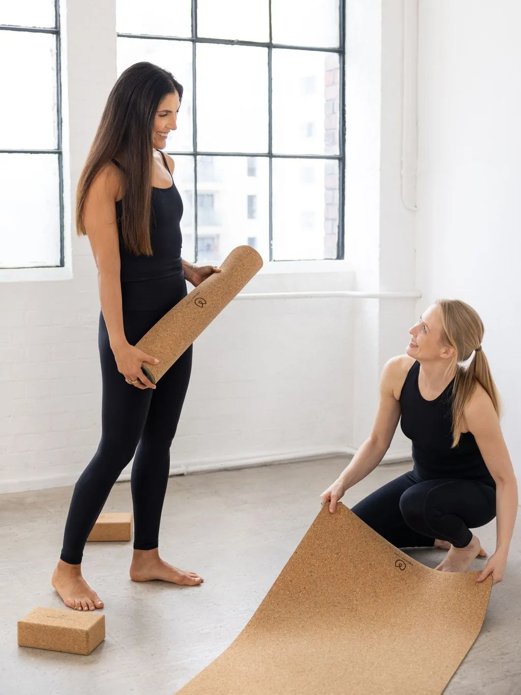 Yogamatters Cork Mat and Pair of Cork Bricks Kit